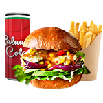 Vegetable Burger Meal 