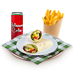 Grilled Chicken Wrap Meal 